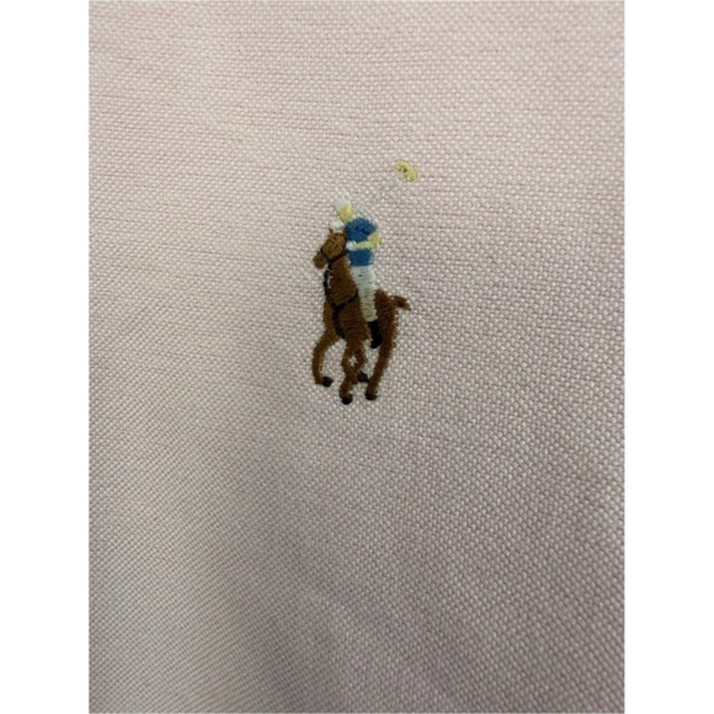 Polo Ralph Lauren | Yarmouth Men's Pink Cotton Button Down Shirt | 17.5 34/35 - Picture 3 of 6